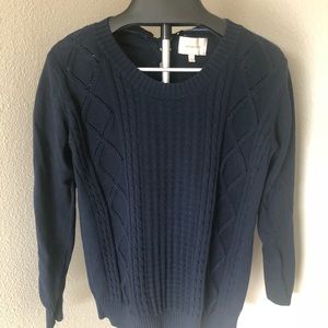 Anthro Skies Are Blue lace up back tie sweater